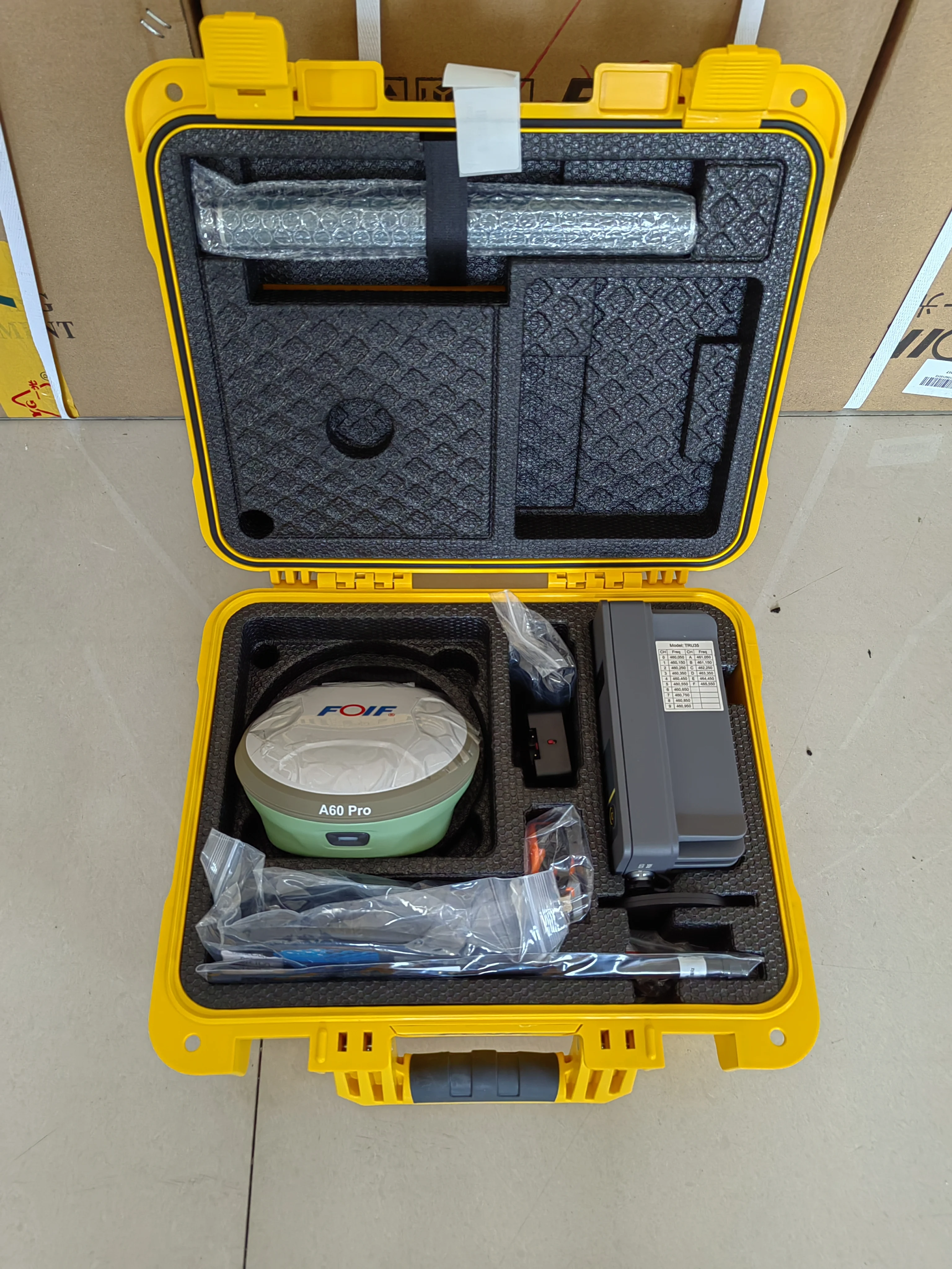 Base Rtk dos Gps da frequência dupla e estação Rover com software Surpad A60 Pro