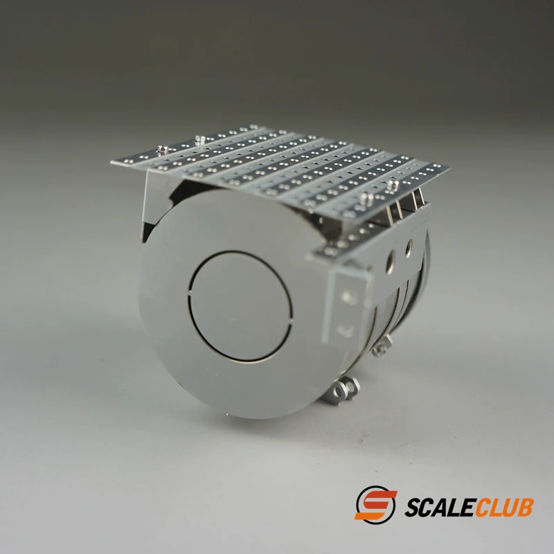 Scaleclub 1/14 Tamiya R620 R470 modello di telecomando giocattolo simulazione accessori serbatoio di scarico in metallo