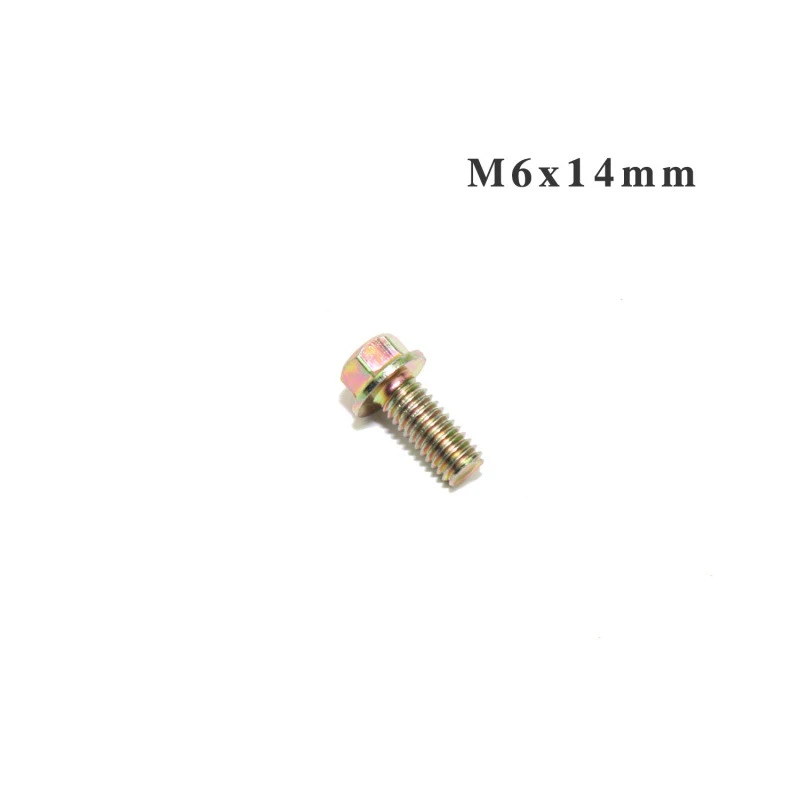 6pcs/lot M6 12mm-110mm Motorcycle Scooter Fastener Engine Cover Bolts For GY6 50-250cc Bicycle Car HONDA YAMAHA 45#