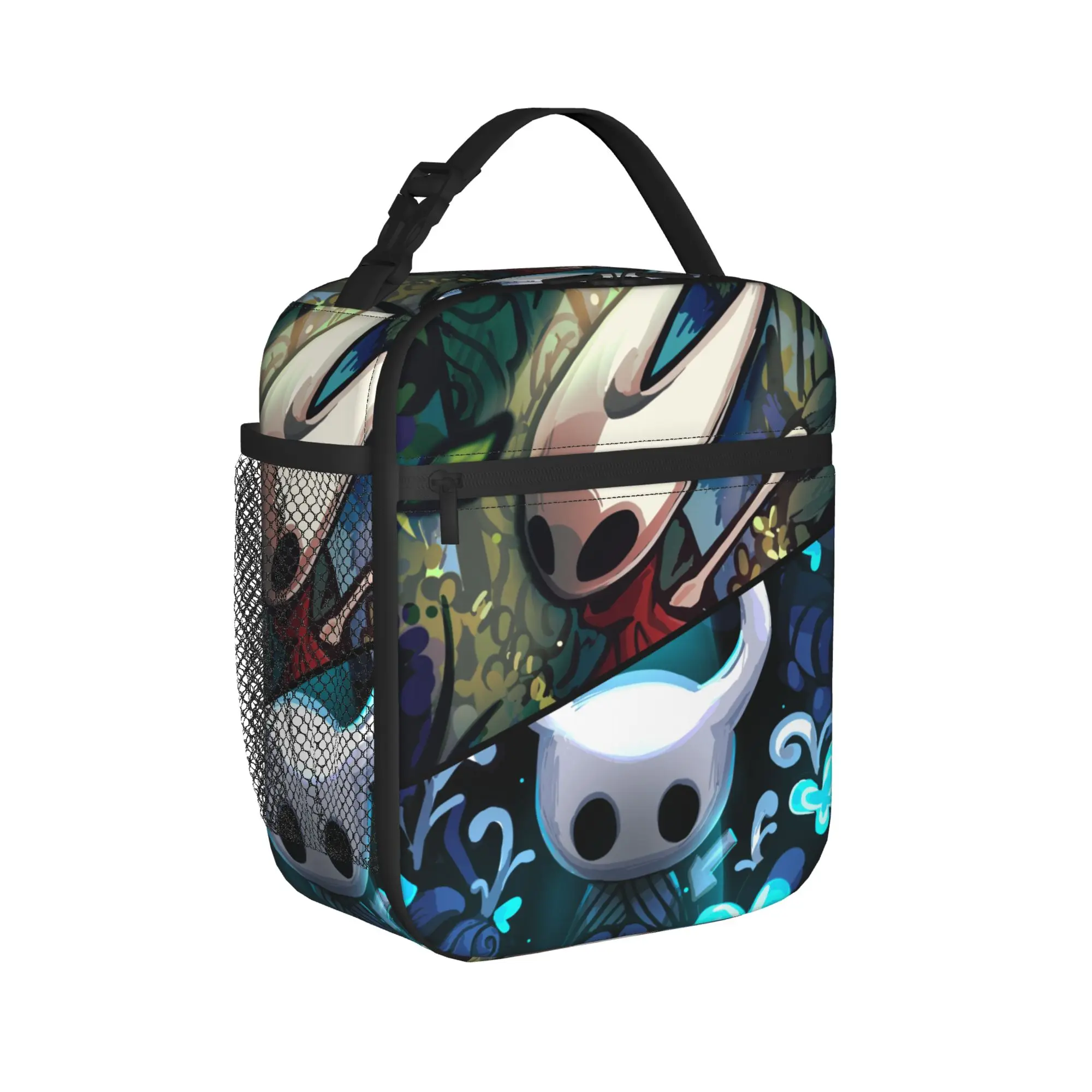 Hollow Knights Cartoon Thermal Insulated Lunch Bags for Picnic  Portable Food Bag Container Cooler Thermal Lunch Boxes