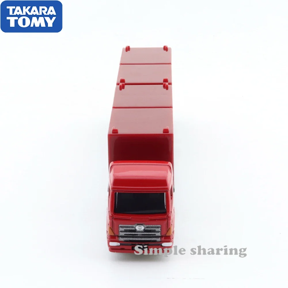 Takara Tomie Tomica No.144 Lange Type Tomica Hino Profia Trailer Nissan Container Auto Hot Pop Kids Speelgoed Motorvoertuig Diecast