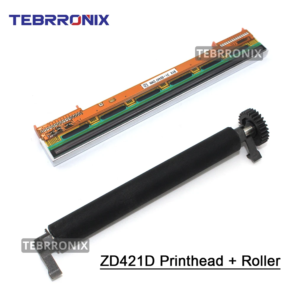 P1112640-019 Kit Printhead + Roller for Zebra ZD421 ZD421T ZD421D 203dpi Thermal Barcode Label Printer P1112640-218