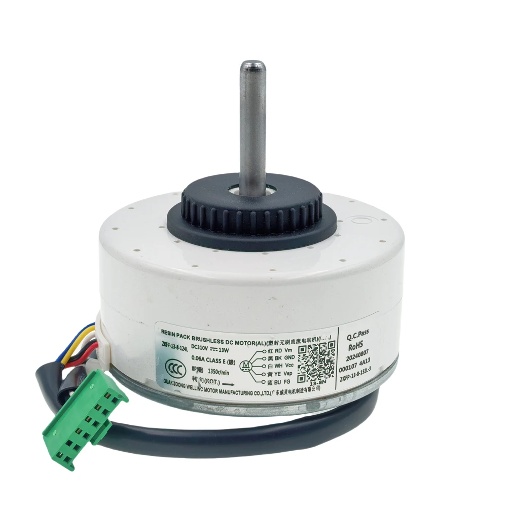 New For AUX Air Conditioner Indoor Unit DC Fan Motor ZKFP-13-8-124L DC310 13W 1350r/min Conditioning Parts