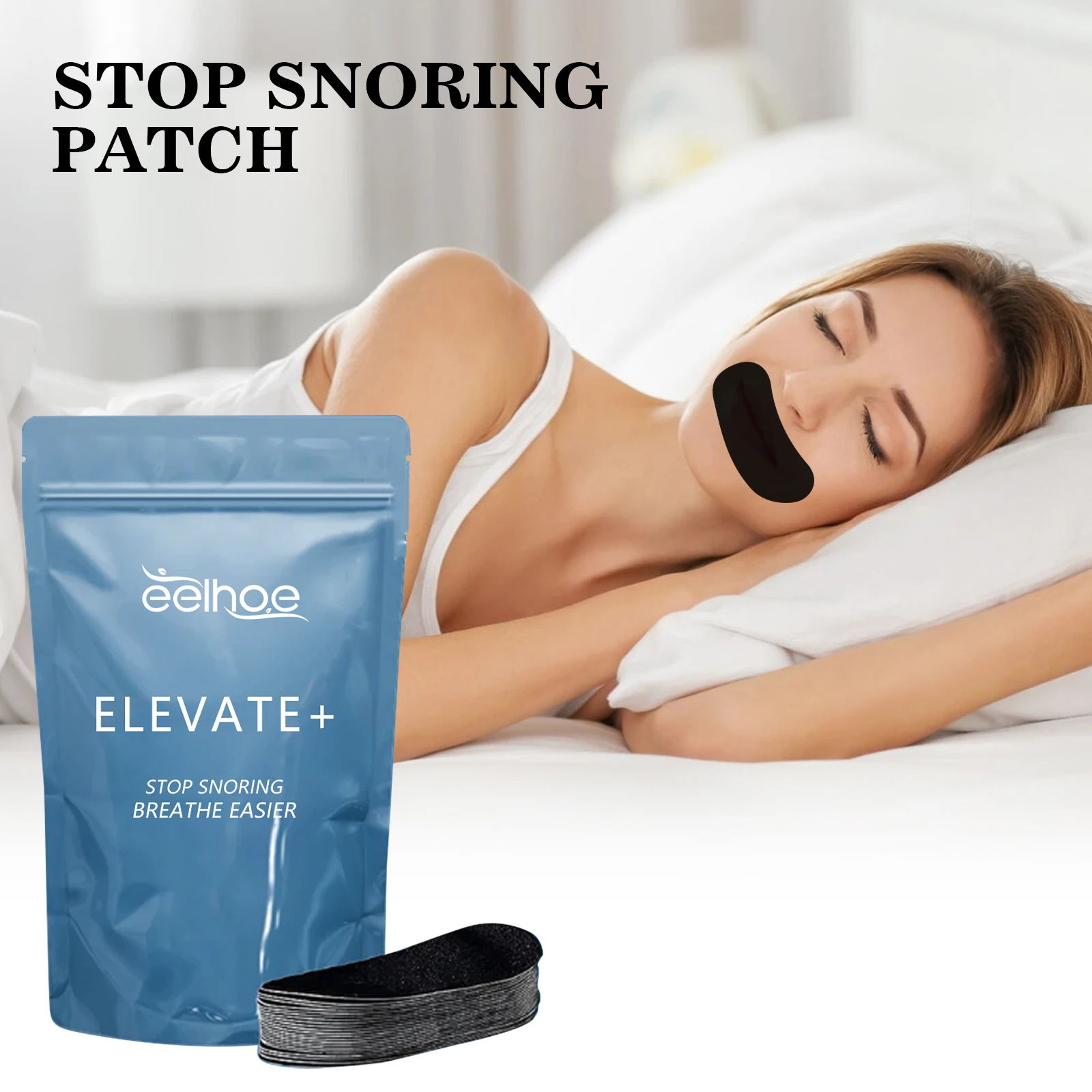 

Anti-snoring patches improve sleep, promote breathing, relieve pain, and provide portable oral orthopedic assistance for sleep.