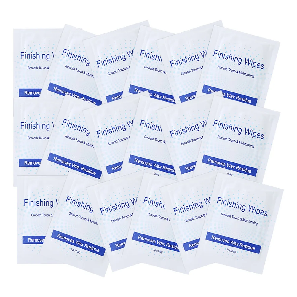 

30 Pcs Hair Removal Wax Residue Cleansing Oil Pack Post Waxing Wipes Nonwoven Fabric Strips For Wax Travel Essentials Adult Care