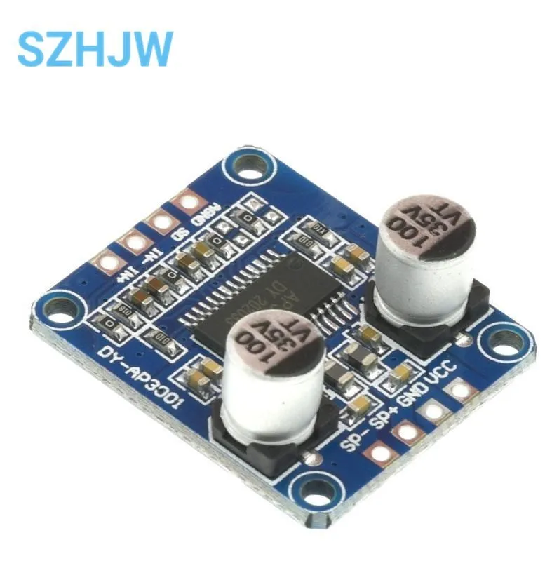 High Power Digital Amplifier Module Mono Class D 4-8ohm DC 12V 24V 8V-24V For 10W 20W 30W-300W Speaker DY-AP3001