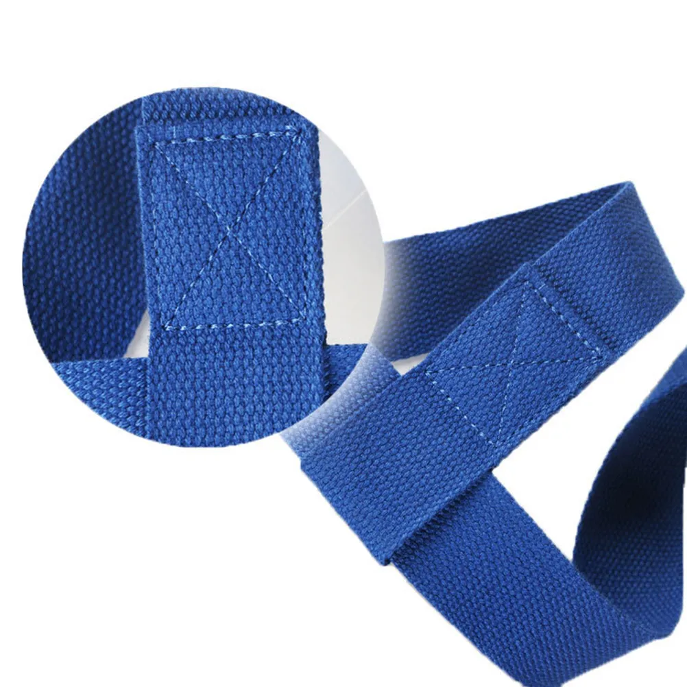 3Pcs Skin Friendly Cotton Yoga Mat Sling Strap Adjustable Exercise Mat Carrier for Home Prevent Unrolling Easy