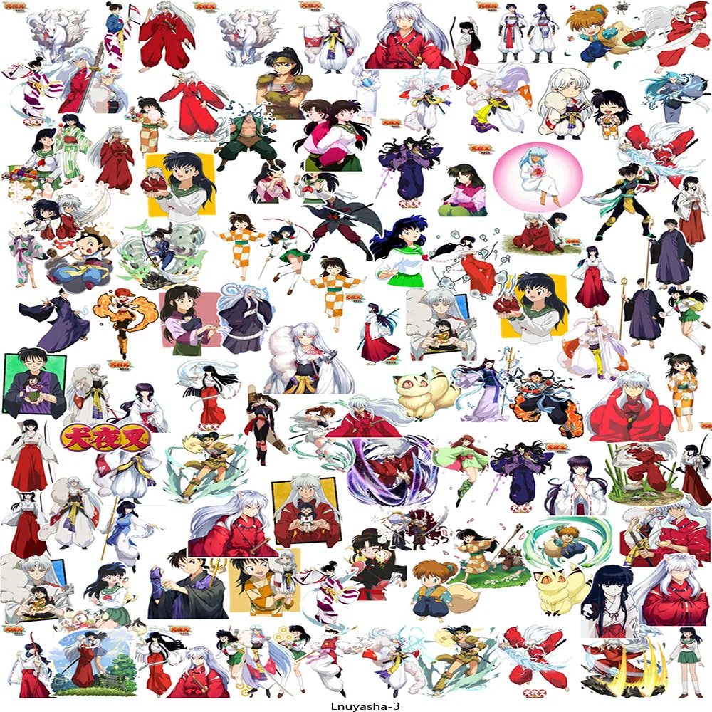 100Pcs Classic Japanese Comic Character Creative Notebook Refrigerator Handbook Graffiti Stickers