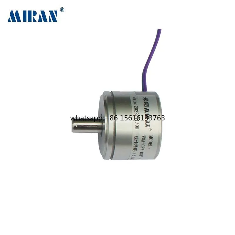MIRAN Magnetic Induction Angular Position Sensors WOA-C27 Analog Rotary Angle Transducer for Motor Rotation Angle Measurement
