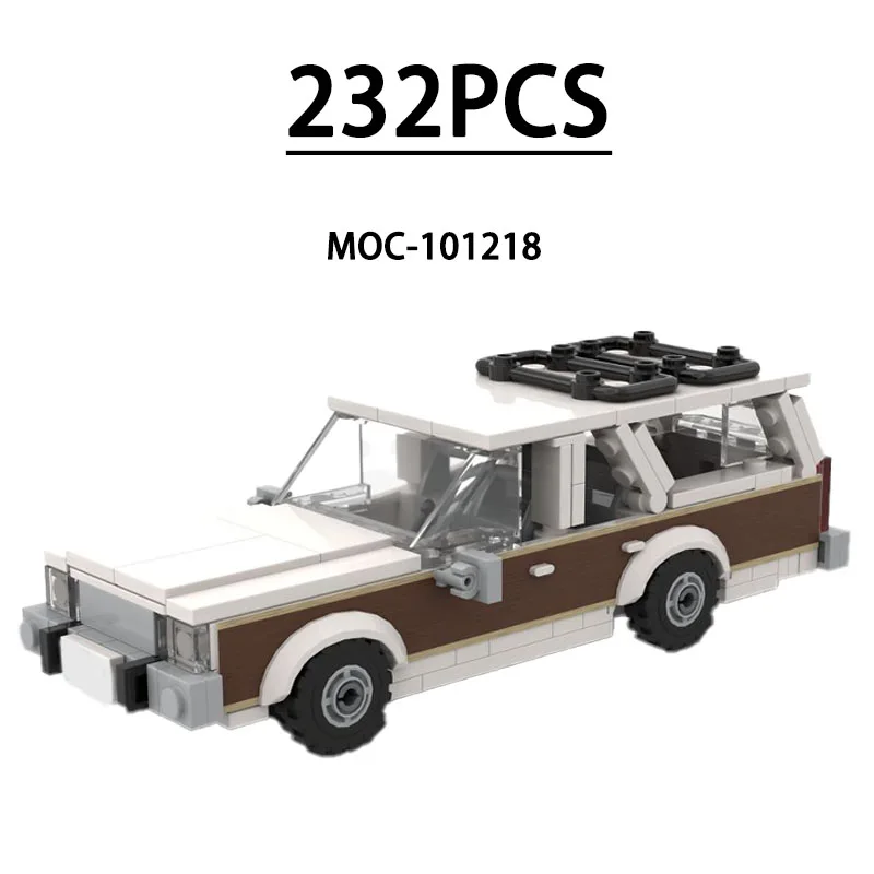 

MOC-101218 Building Block Small Sports Car Racing Model 232 Pieces Children's Educational Birthday Christmas New Year Toy Gift