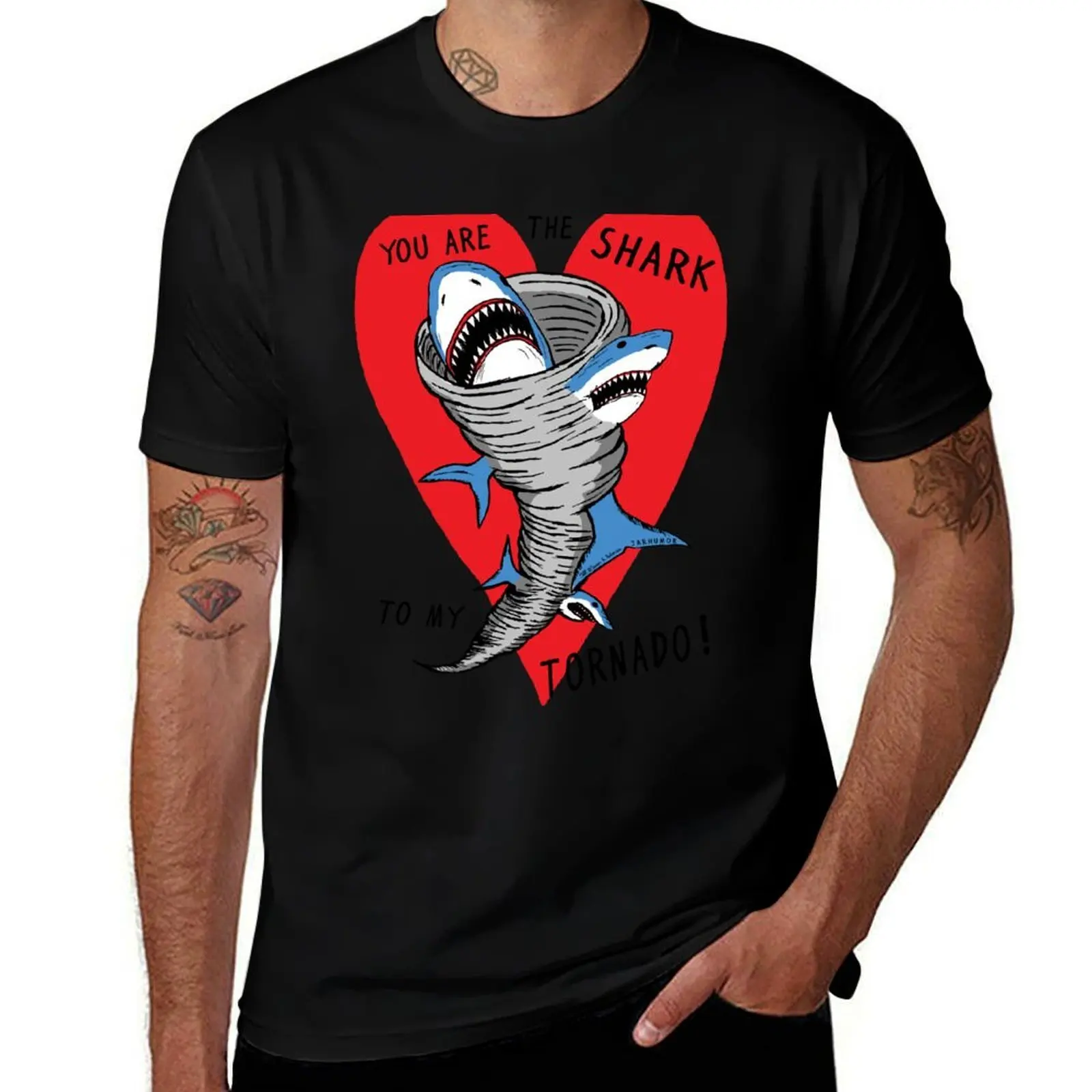 Shark To My Tornado T-Shirt Lightweight Gym Training T-Shirt