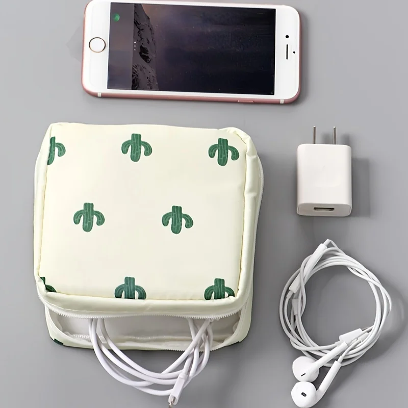 Waterproof, Large Capacity, Cute Storage Bag, Portable, Suitable for Storing Cosmetics, Earphones, Data Cables, Sanitary