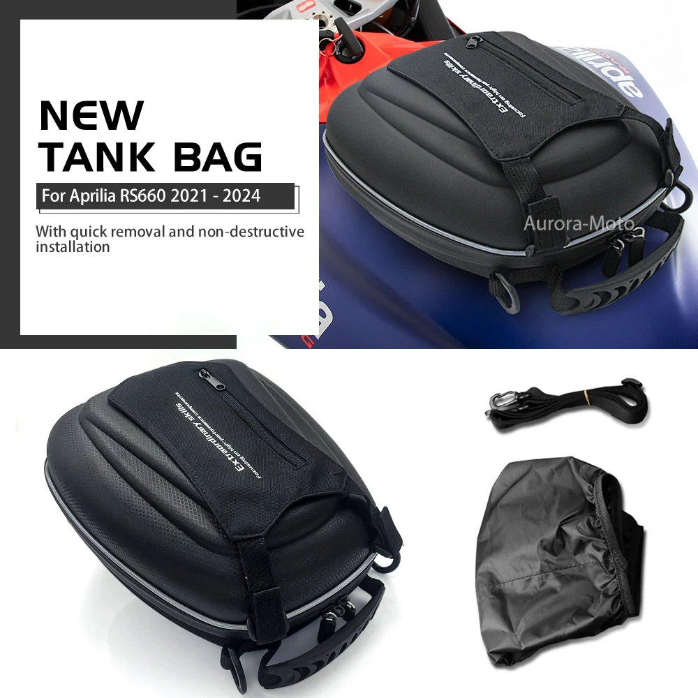 For Aprilia Rs660 Rs 660 Tuono 660 Factory 2021 2023 2024 Tank Bag Motorcycle Navigation Bags Waterproof Bag Tanklock Accessorie