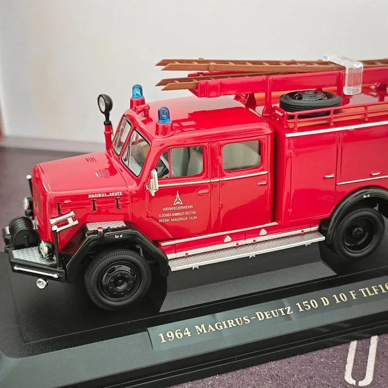 Diecast escala g1 estrada águia motor de incêndio liga modelo de carro brinquedos colecionáveis presente lembrança exibição