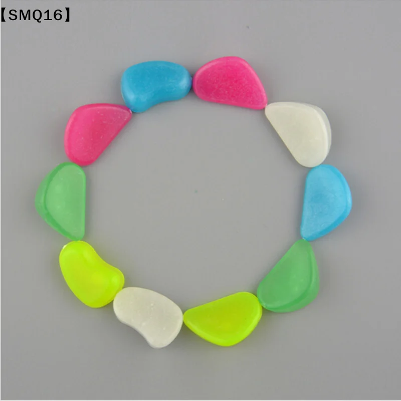 Luminous Light Emitting Pebble Artificial Accessory Aquarium Decoration【SMQ】