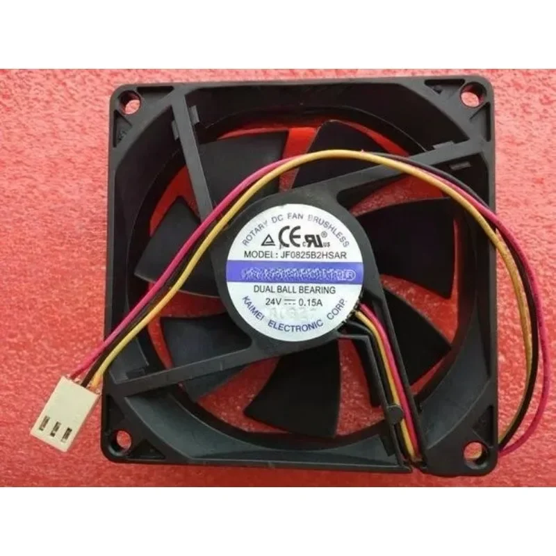 

Оригинальный 80*80*25 JF0825B2HSAR DC24V 0,15A 3-проводной инверторный охлаждающий вентилятор