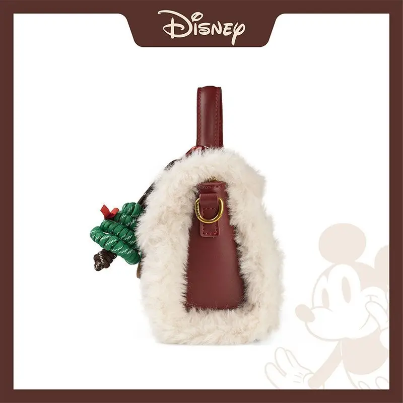 Zaino giocattolo di peluche Disney Mickey cartone animato creativo Kawaii ragazze retrò soffice borsa a tracolla borsa a tracolla regalo di Natale all'ingrosso