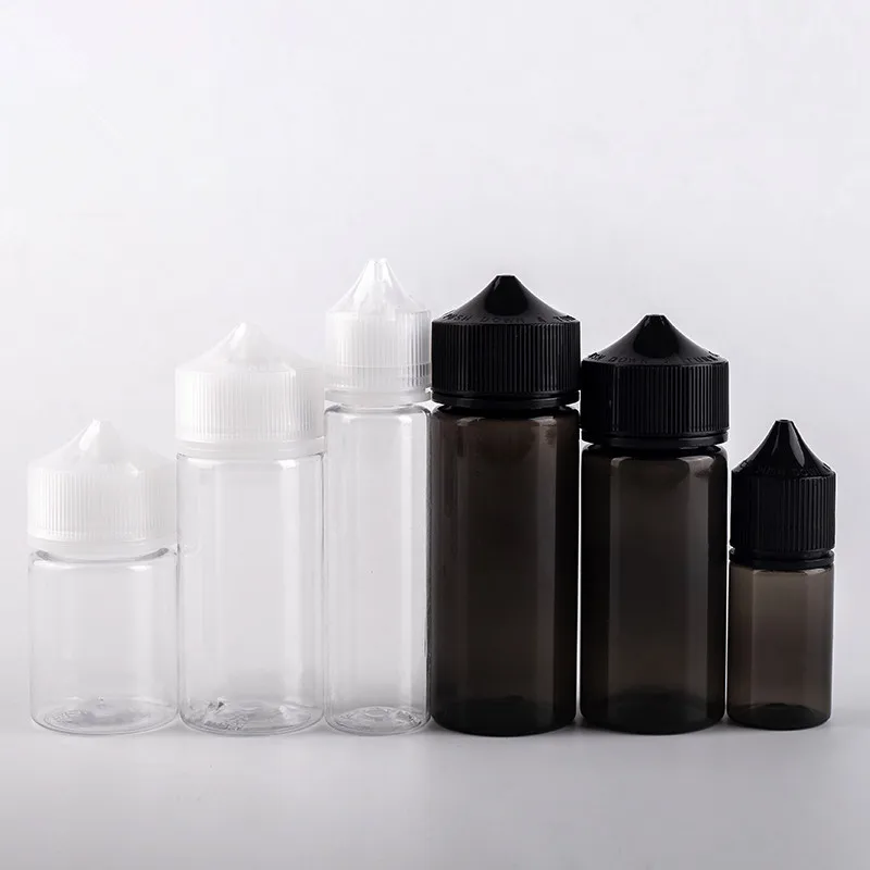 

50/40/30Pcs 10ml 15ml 30ML 60ml Empty Plastic Long Nozzle E Liquid Bottle with Dropper 100/120ml Unicorn Vape Juice Squeeze Vial