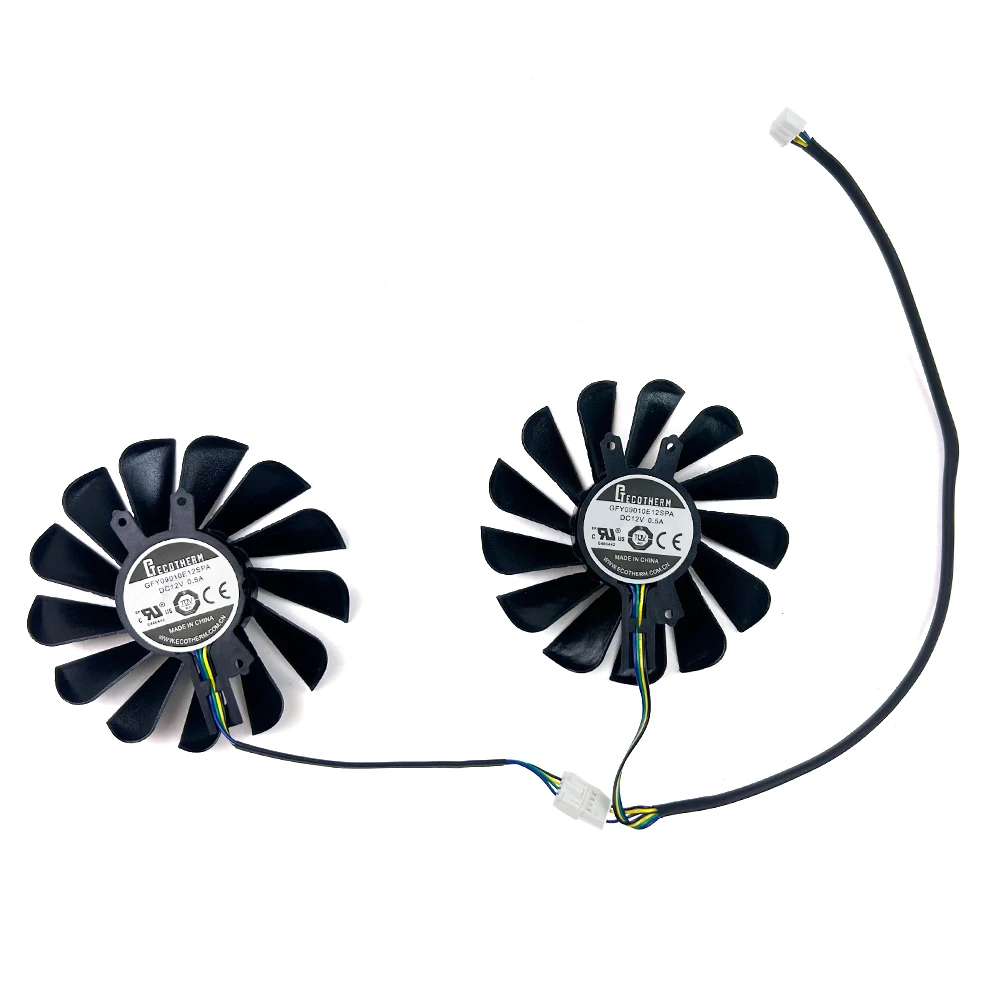 NEW Cooling Fan 85mm 4pin AMD RX580 GPU FAN For MLLSE SOYO PELADN RX 580 8GB RX 5500XT RX6600M video card fans view 5
