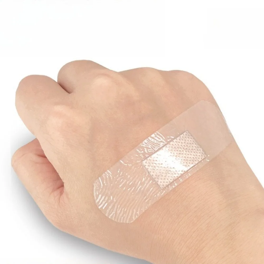 50pcs/lot Baby Adhesive Bandage Kids Wound Plaster Waterproof Transparent Breathable Invisible First Aid Dressing Bath Swimming