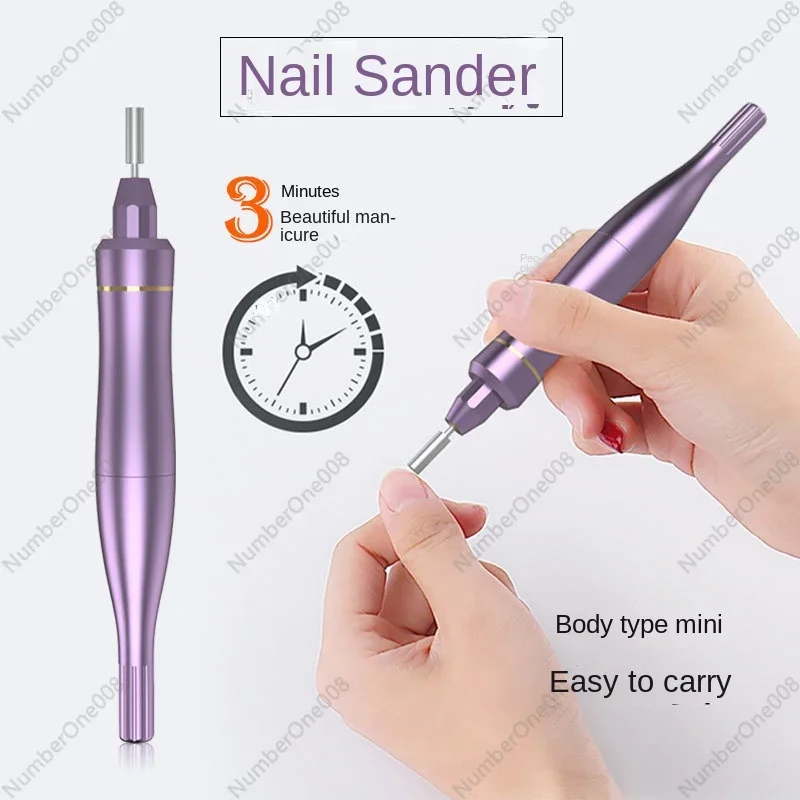 Nail Polisher USB Adjustable Speed Pen Nail Beauty Nail Polisher Manicure Set