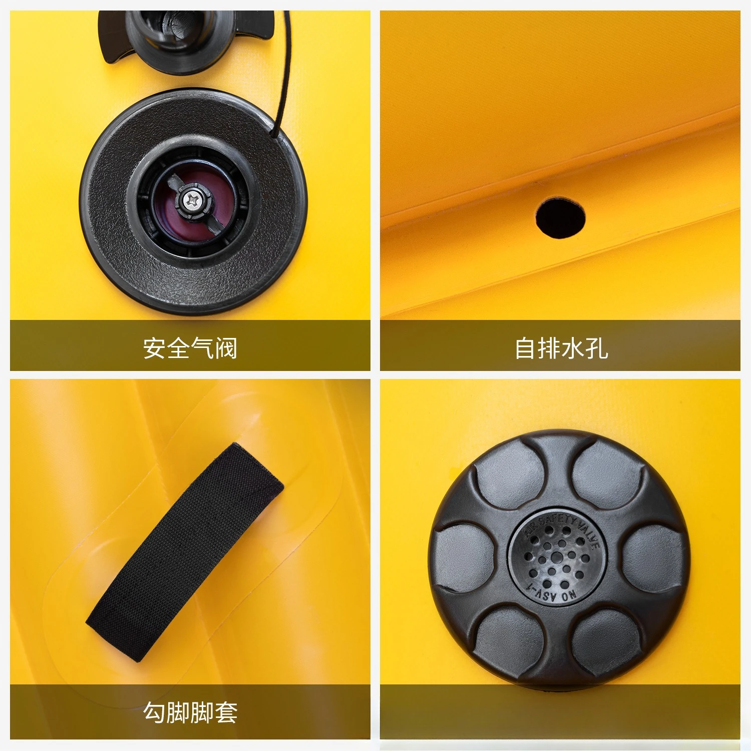 Riptide Rafting Boat Race PVC Self-Drain Inflatable Boat, Outdoor Assault Boat Adventure Riptide Kayaking Boat