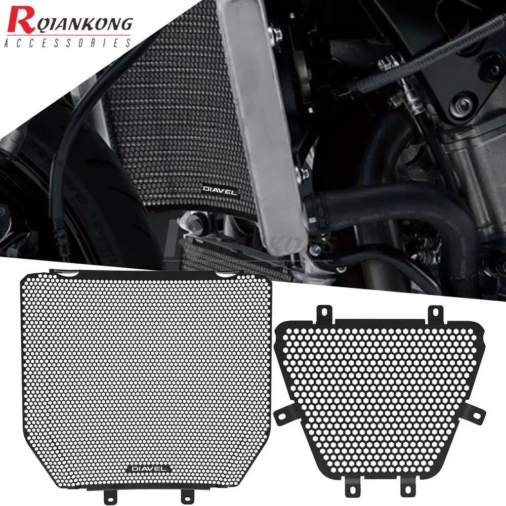 

Motorcycle Aluminum For Ducati Diavel V4 DIAVEL V 4 2023 2024 Radiator Guard Grille Cover Protector Oil Cooler Grill Protective