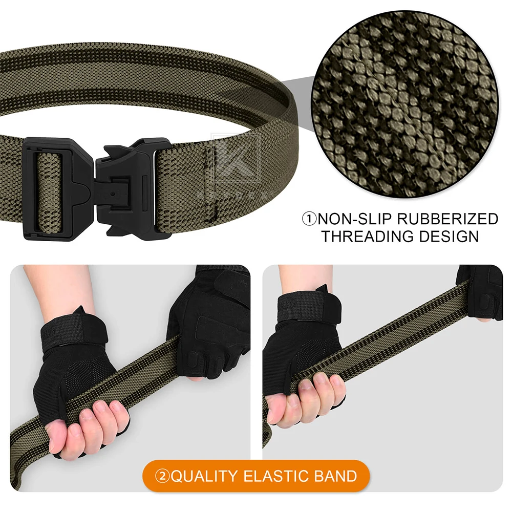 KRYDEX Tactical Magnet Drop Leg Strap 1.5inch Elastic Quick Release Thigh Strap Belt Gun Holster Outdoors Hunting Accessories