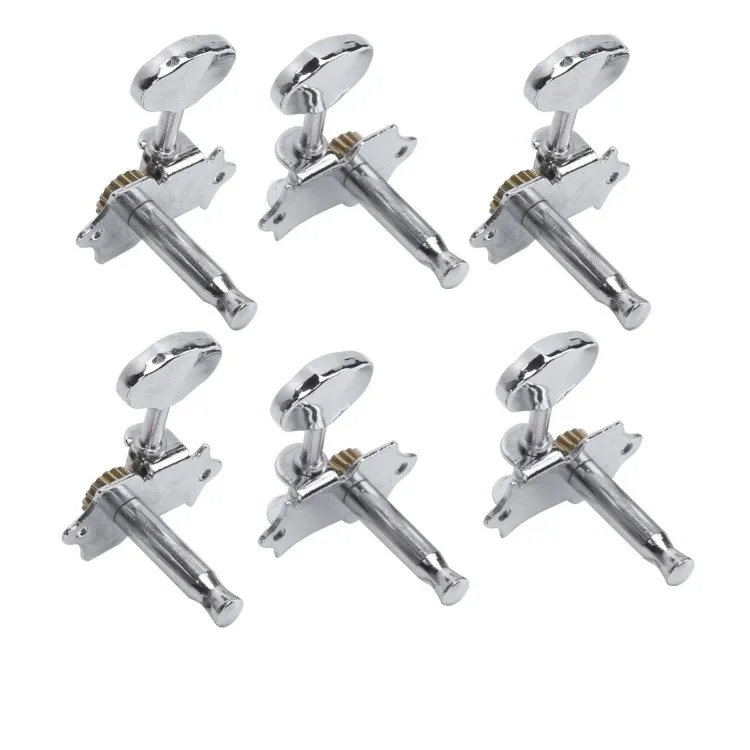 Guitar Tuning Key Metal Knob Tuners Replacement Intonation Adjust Accessories with Screws