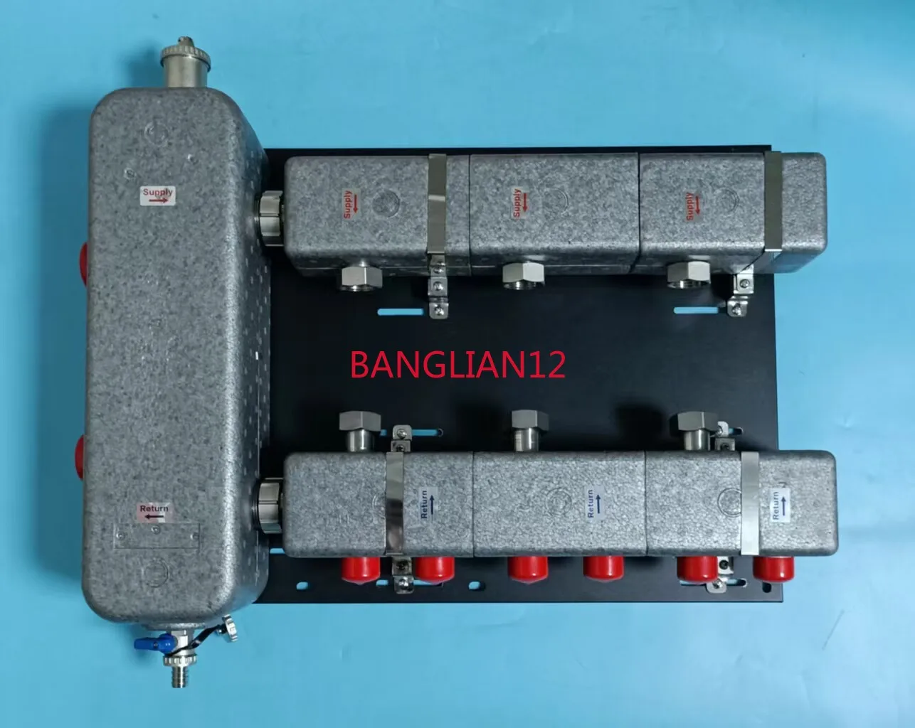 Floor heating mixed water coupling tank villa duplex geothermal special stainless steel mixed water tank pump