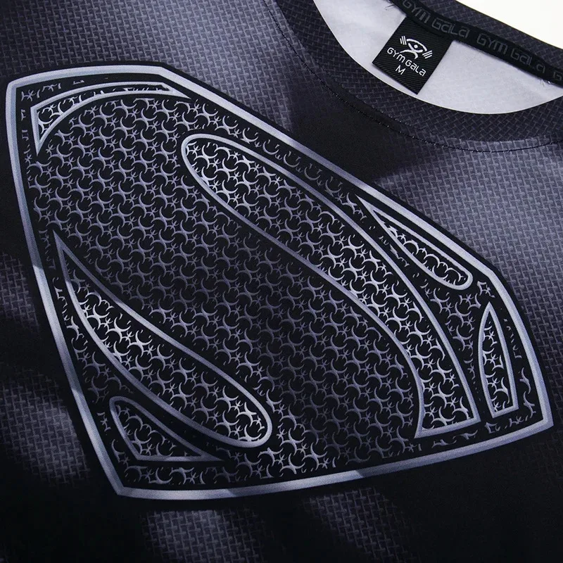 새로운 컴프레션 셔츠 남성 피트니스 짐 슈퍼히어로 스포츠 러닝 티셔츠 래쉬가드 탑 티 퀵 드라이 반팔 티셔츠 남성용