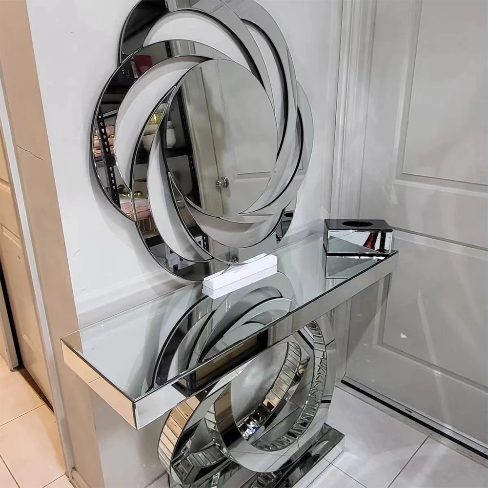 

Luxury Creative Entrance Channel Console Table Elegant Long Entrance Corridor Table Modern Console Table