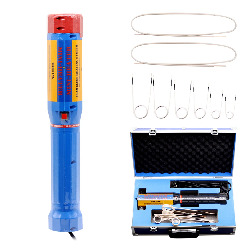 Imagem -05 - Mini Flameless Magnetic Induction Heaters Car Bolt Remover Reparação Ferramentas 220v Espiral Indução Elemento de Aquecimento com Bobinas 1100w