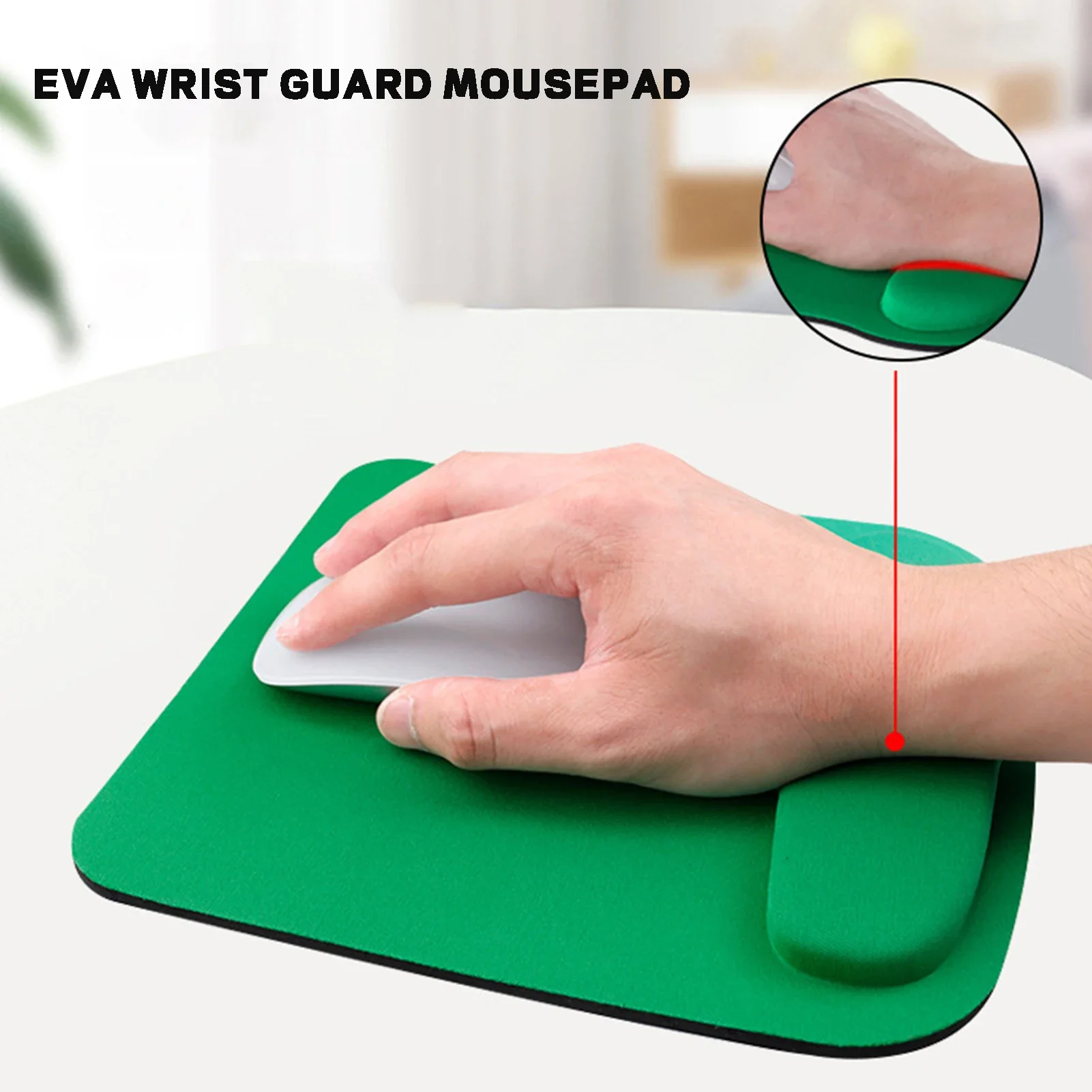 デスクトップ,コンピューター,家庭,オフィス,ゲーム,ラップトップ,アームレスト用の手首保護付きのソフトバマウスパッド