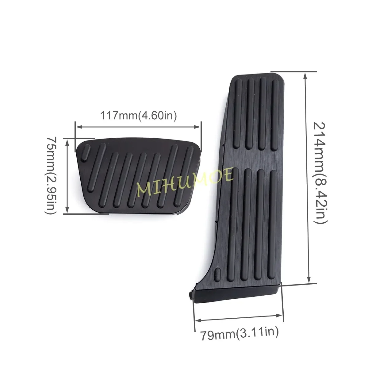 تويوتا RAV4 هايلاندر كامري سيينا فينزا لكزس NX ES LS UX 200 250 300h 350 القدم الغاز بدال فرامل غطاء مراتب مضاد للماء عالي الجودة الملحقات #1