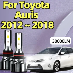 LED Canbus Car Headlight 9012 HIR2 30000Lm High Bright CSP Auto Lamp For Toyota Auris 2012 2013 2014 2015 2016 2017 2018