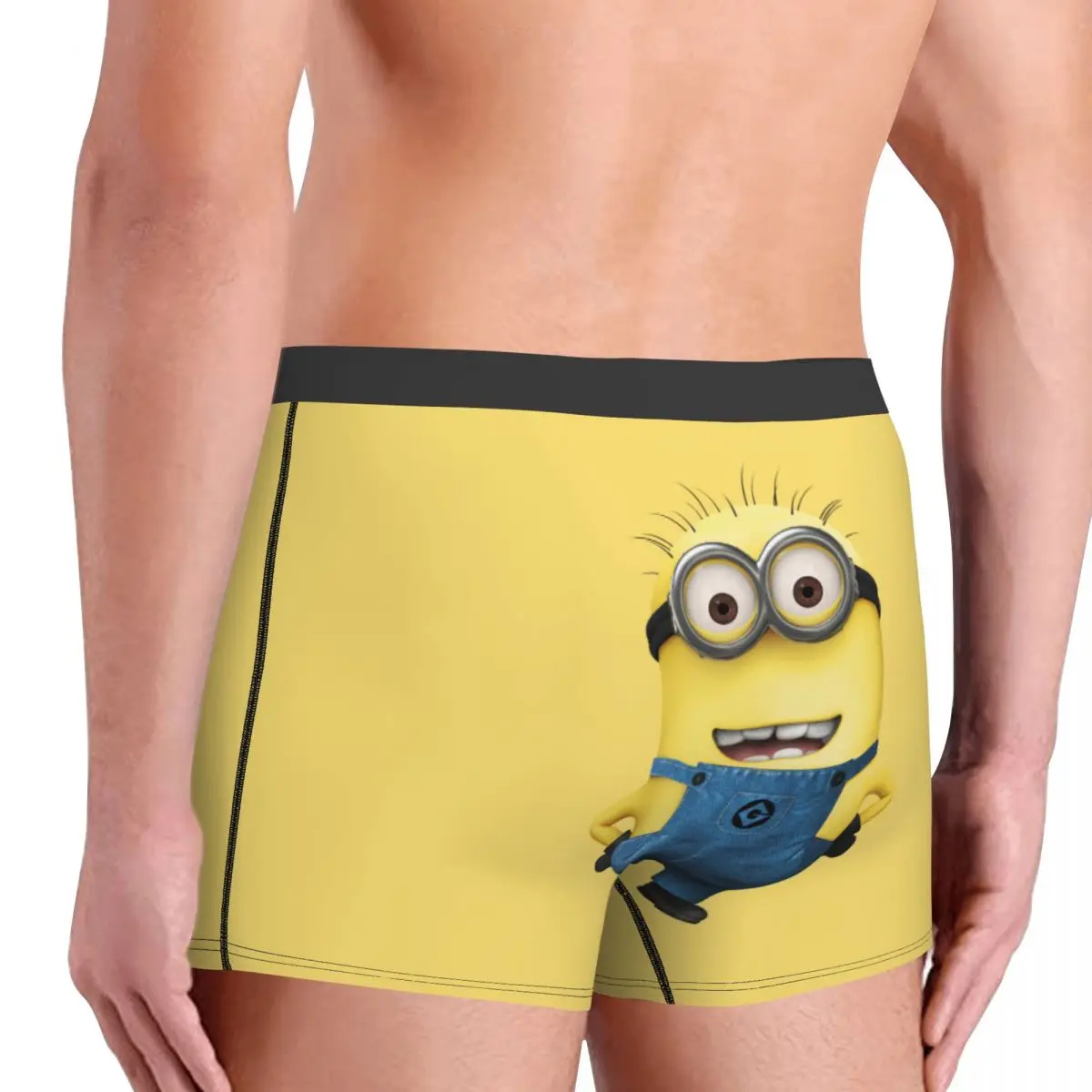 Custom Funny M-Minions Cartoon Boxer Shorts For Men 3D Print Underwear Panties Briefs Breathable Underpants