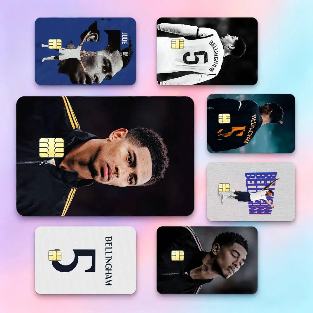 J-Jude Bellingham Football STAR Credit Card HD Stickers Small Chip Waterproof Sticker Game Card Decal Gift