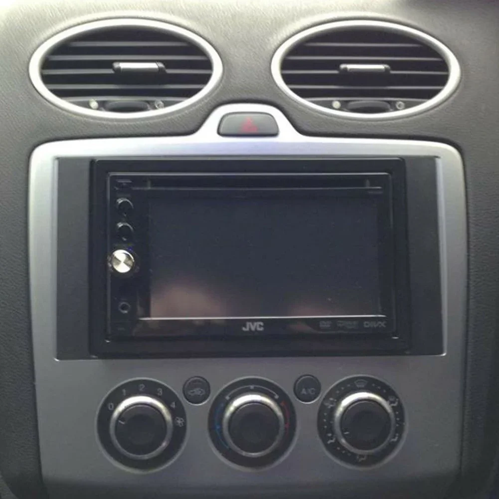 2 Din Stereo Radio Navigation Fascia Panel Frame Trim Dla Ford Dla Focus Dla S-Max Dla Fiesta III Dla Fusion