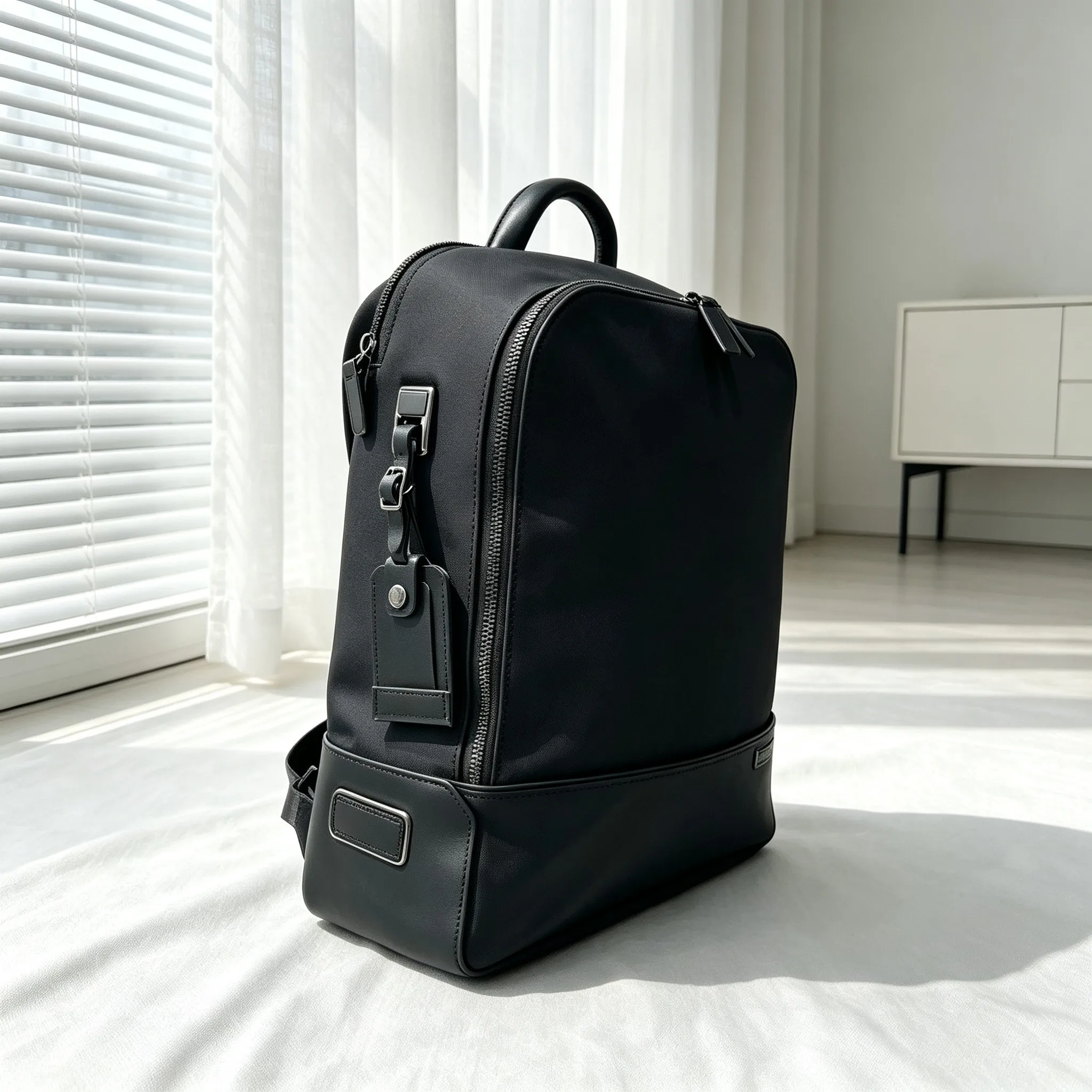 Men's Business Minimalist Backpack, USB Charging Laptop Computer Bag
