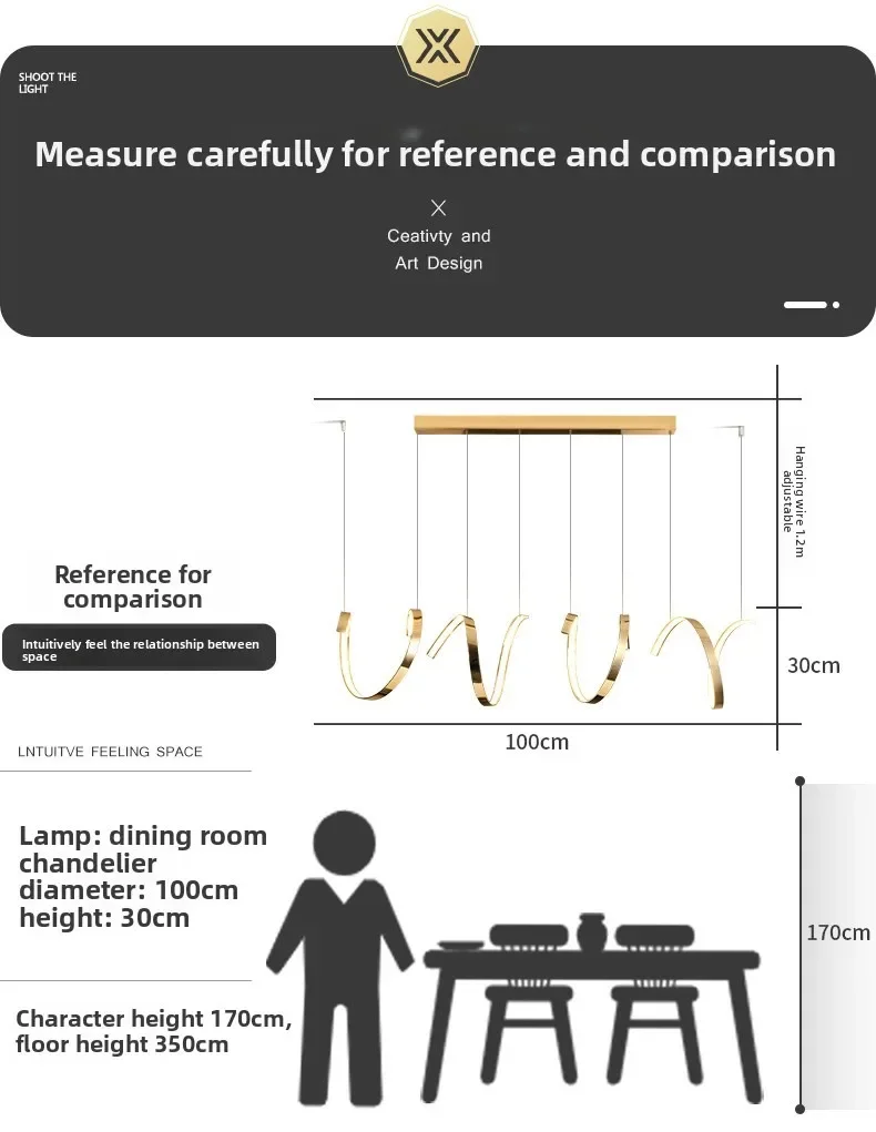 โคมไฟระย้าแบบมินิมอลสำหรับร้านอาหาร โคมไฟหรูหราสำหรับเคาน์เตอร์บาร์และโต๊ะอาหาร