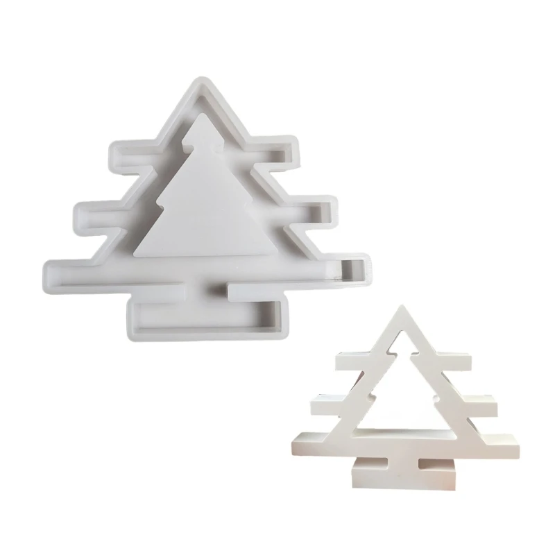 

Silicone Molds for Candle Holders Christmas Tree Silicone Holder Molds For Resin And Plaster Projects