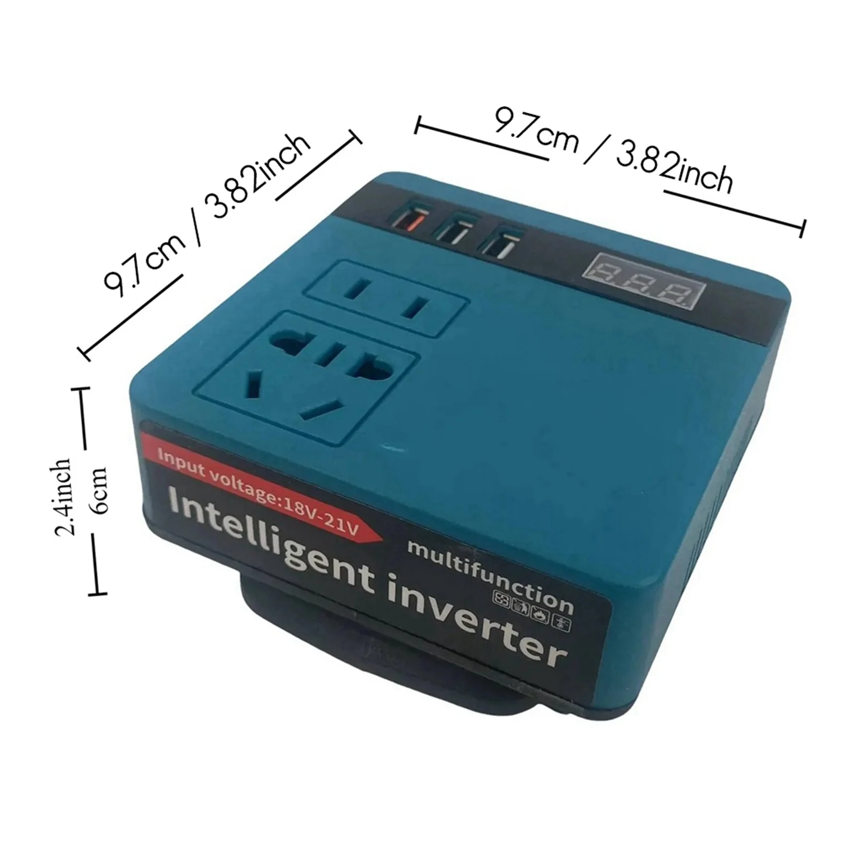 A59Z-4X For Lithium Battery Inverter, Electric Tool Battery Inverter AC220V/ DC5V/20V Outdoor Operation Inverter