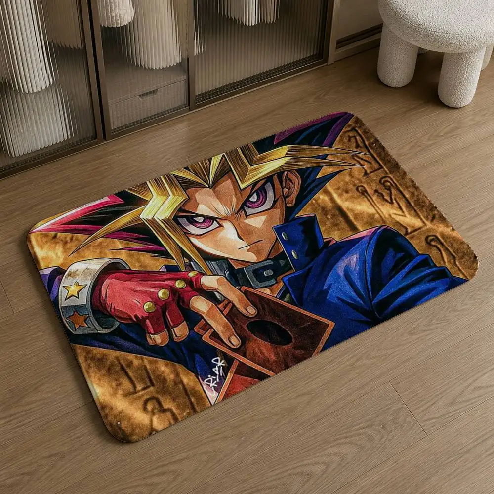 Yu-Gi-Oh Pattern Soft Washable Non-Slip Doormat for Indoor and Outdoor Home Decor