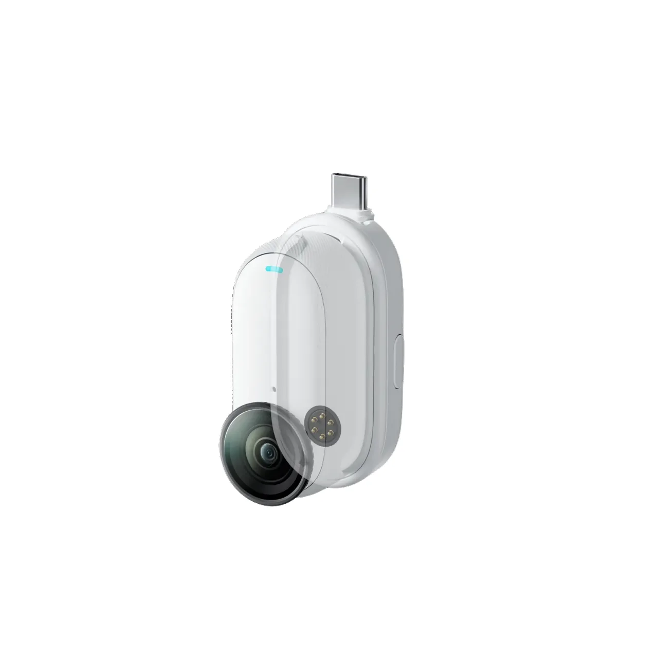 Quick Reader for Insta360 GO 3/GO 3S | High-Speed Type-C & Lightning Adapter | Plug & Play Transfer, External Memory Expansion