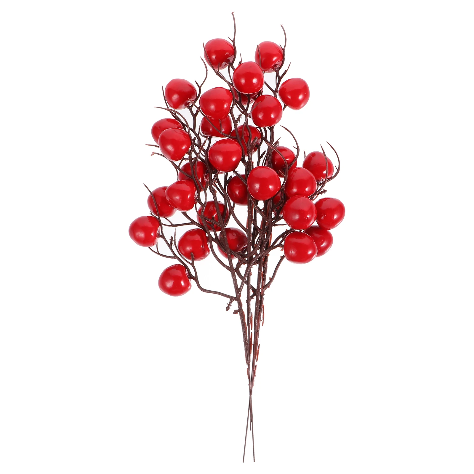 

4Pcs Artificial Cherry Branches Bright Colors Unique Shape DIY Design Wedding Photo Decor Decor