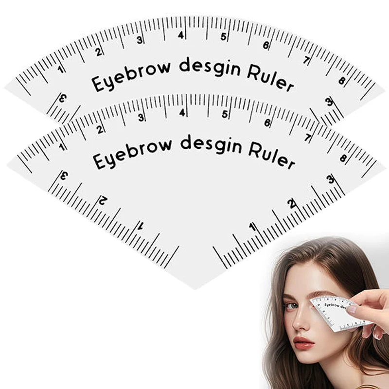 

Fast Drawing Eyebrow Desgin Ruler Microblading Mapping Tool Shaping Permanent Makeup Drawing Guide Ruler Tattoo Supplies Reuse