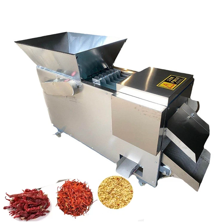 Pepper cutting machine /  dry pepper slicer /  commercial pepper seed separator