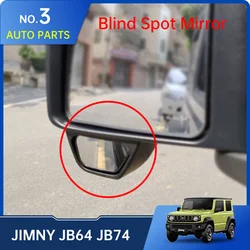 Blind Spot Mirror Car Rearview Mirror View Auxiliary Wide Angle Side Rear Mirrors For Suzuki Jimny JB64 Sierra JB74W 2019 2022