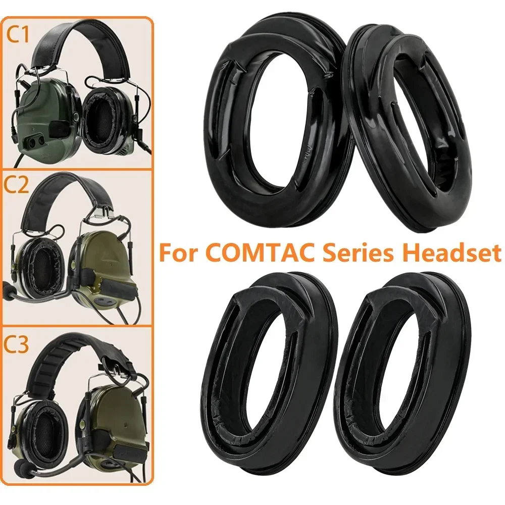 HEARGEAR Gel Ear Pads for Comtac Tactical Headset Airsoft Shooting Headset COMTA I II III Pickup Noise Reduction Hunt Headphones